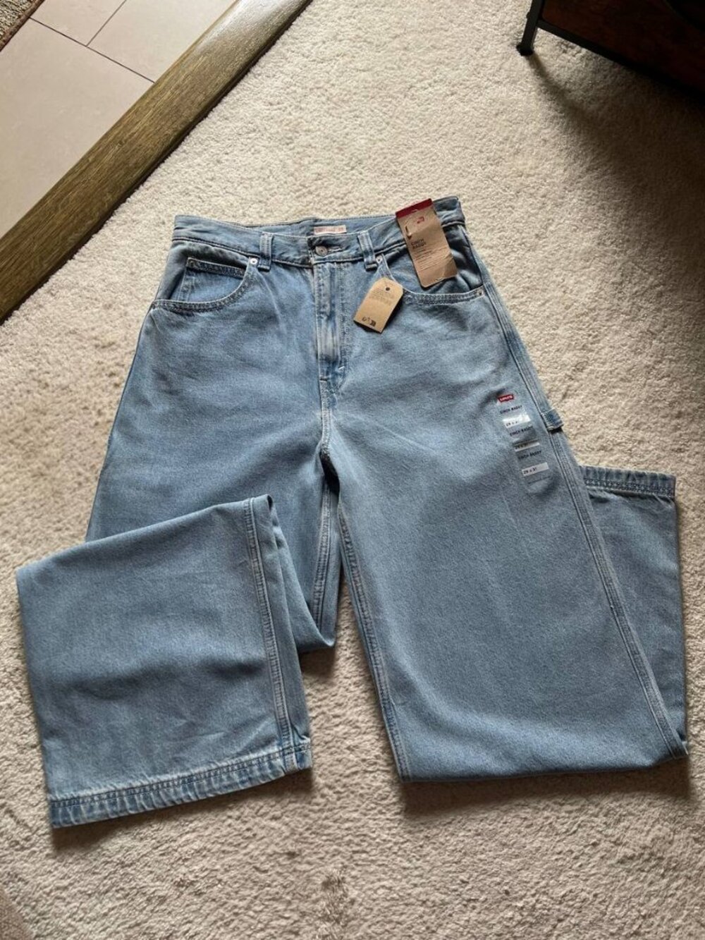 NWT Levi's Cinch Baggy Cargo High Rise Women's Jeans Size 29/31